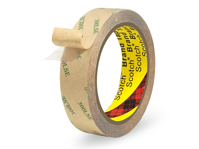 300LSE Double Sided Tape 1in x 36ft, Removable Heavy Duty Tape Double Sided Mounting Tape For Scrapbook, Transparent Adhesive Sticky Tape For...