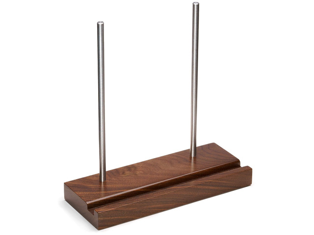 Now Playing Vinyl Record Stand, Solid Walnut Display Holder Displays any album incl. double and triple gatefolds, solid walnut and steel, EVA...