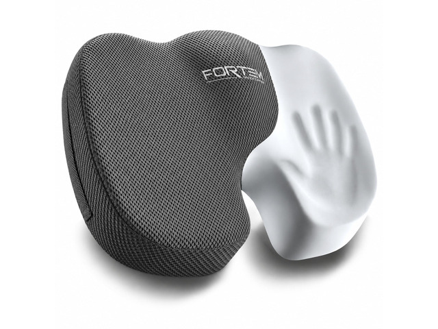 Seat Cushion, Office Chair Cushion for Tailbone Sciatica Pain Relief Memory Foam Pillow for Car Ergonomic Design Washable Cover Non Slip ...