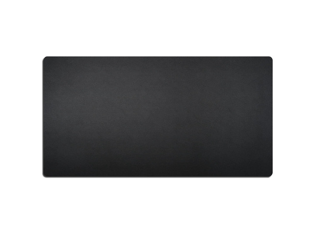Leather Desk Blotter Pad 34 x 17 Inches, Flat, Non-Slip, Waterproof, Black