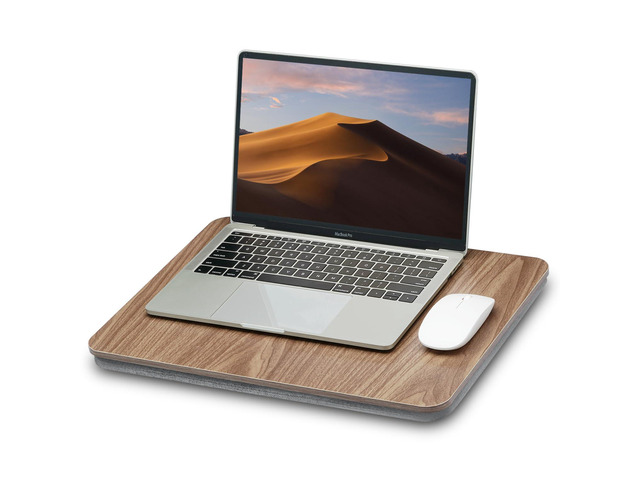 Portable Lap Laptop Desk with Pillow Cushion, Fits up to 15.6 inch Laptop, Lap Stand for Bed & Couch & Carpet, Book Tablet/Drawing Board/Computer...