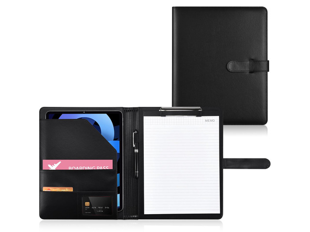 Padfolio Portfolio Clipboard Folder Resume Portfolio Folder Legal Document Organizer Legal Pad Holder for Interview School Business Office Conference