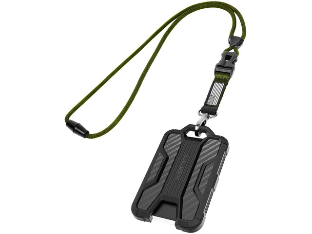 Badge Holder with Breakaway Lanyard, Carbon Fiber-Texture, 6 Cards American Flag, Quick Release Detachable Buckle, Metal Clip, Heavy Duty ID Card...