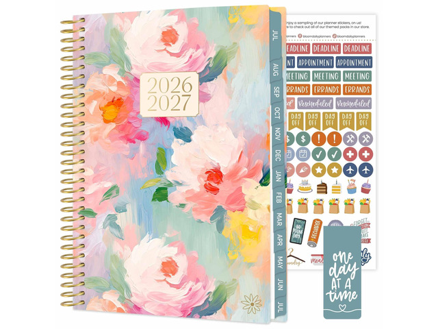 2026-2027 Planner - Academic Year (July 2026 - July 2027) Monthly & Weekly Soft Cover Planner for Women - 13 Month Calendar Agenda Book with...