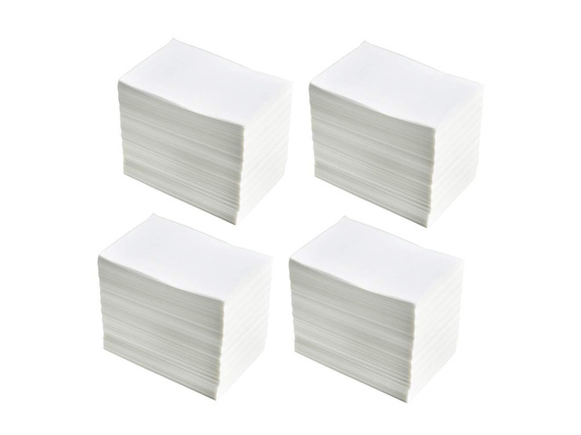 4 Stacks Fanfold 4' x 6' Direct Thermal Labels, 1000 Labels Per Stack, White Perforated Shipping Labels, Permanent-Adhesive, Compatible Zebra,...