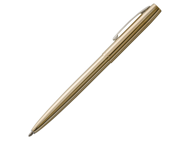 Space Pen Brass Alloy Cap-O-Matic Pen, Black Ink Pressurized Ballpoint Pen, Writes Upside Down and in Extreme Temperatures, Medium Point, Pocket...