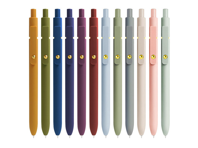 Gel Pens, 12 Pcs 0.5mm Fine Point Smooth Writing Pens Cute Pens, High-End Series Black Ink Pens for Journaling Note Taking, School Office Supplies...