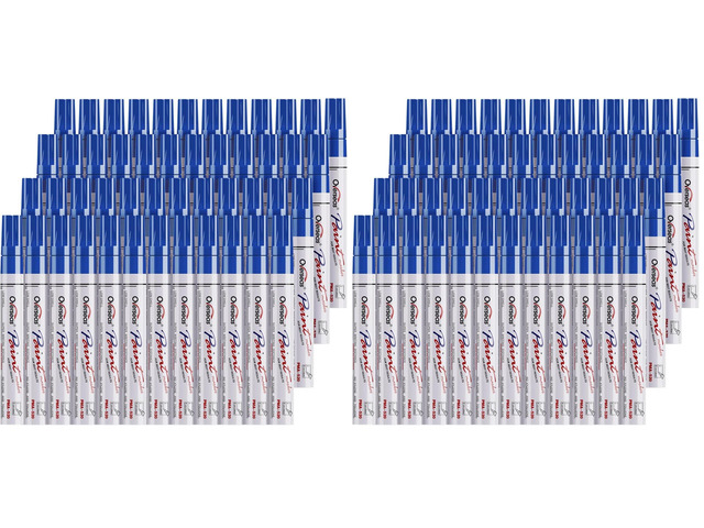 48 Blue Paint Pens Permanent Markers, Oil Based Paint Markers (Pack of 2)