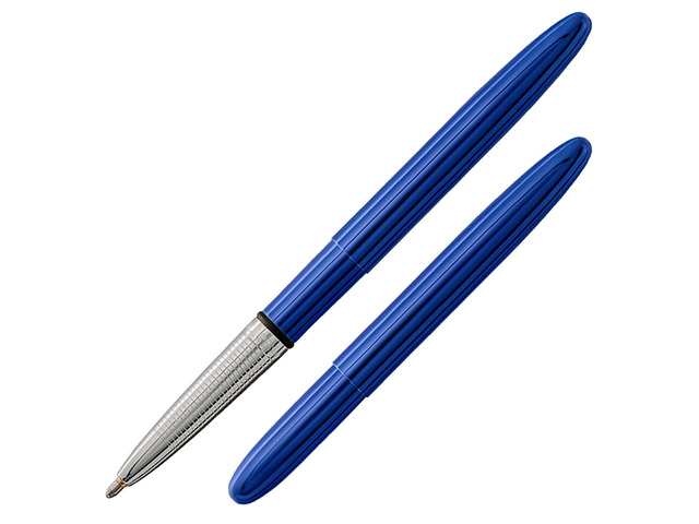 Space Pen Blueberry Pressurized Ballpoint Bullet Pen, Gift Box Compact Size, Writes Upside Down and in Extreme Temperatures, Smooth Black Ink,...