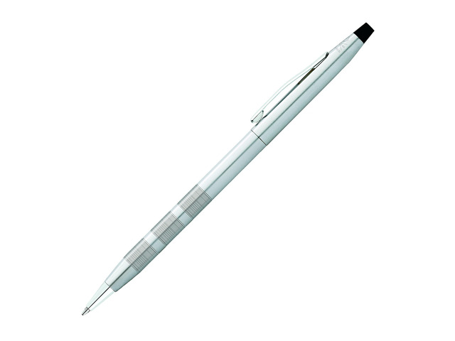 Classic Century Diamond Cut Satin Ballpoint Pen, Black Ink Refillable Ballpoint Pen for Effortless Writing, Durable Construction, Premier...