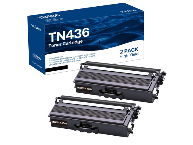 Compatible Toner Cartridge Replacement for Brother TN436 TN436BK TN433 TN431 for Brother HL-L8260CDW HL-L8360CDW MFC-L8610CDW MFC-L8690CDW...