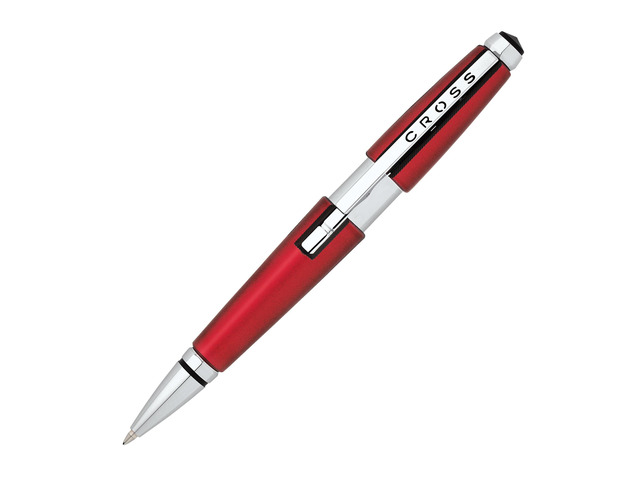Edge Formula Red Selectip Rollerball Pen, Medium Point, Black Ink Elegant Accessory for Smooth Writing, Capless Slide-Open and Snap-Shut Design,...