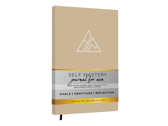 Self-Mastery Journal for Men - Gratitude Journal 5 Minute Journals - Reflection Manifestation Journal for Mindfulness Goal/Guided Gratitude...