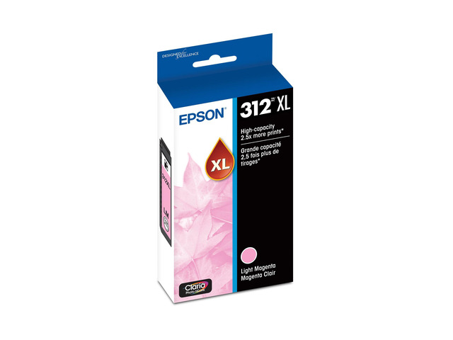 312 Claria Photo HD Ink High Capacity Light Magenta Cartridge (T312XL620-S) Works with Expression XP-8500, 8600, 8700, 15000