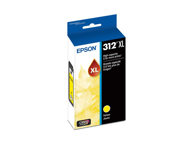 312 Claria Photo HD Ink High Capacity Yellow Cartridge (T312XL420-S) Works with Expression XP-8500, 8600, 8700, 15000