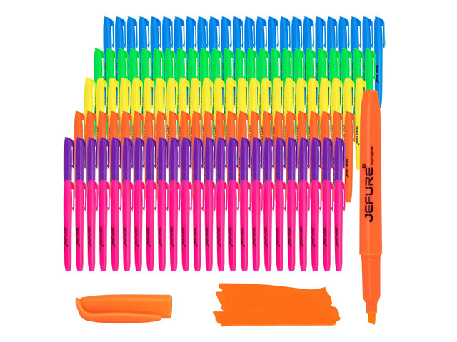 138 Pcs Highlighters, Chisel Tip, Assorted Colors, Quick Dry, Bulk Bible Highlighters for Studying, Note-Taking, School, College, Office, Teacher &...