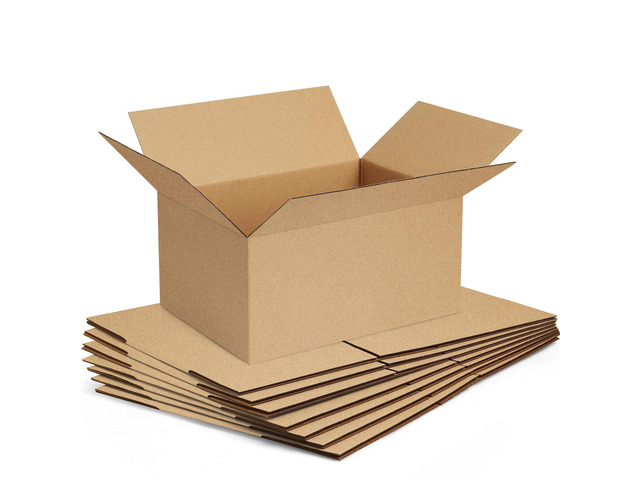 Small Shipping Boxes 8x6x4 for Shipping, Balls, Brown Boxes 10 Pack Easy Assemble Shipping Boxes Small for Packaging Small Business, Easy Fold...