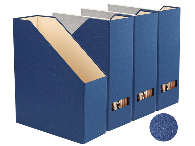 Magazine Holder - File Holder and Desk Organizer, Paperboard Book Organizer and Storage Box for Documents, Magazine Holder Rack for Classroom,...