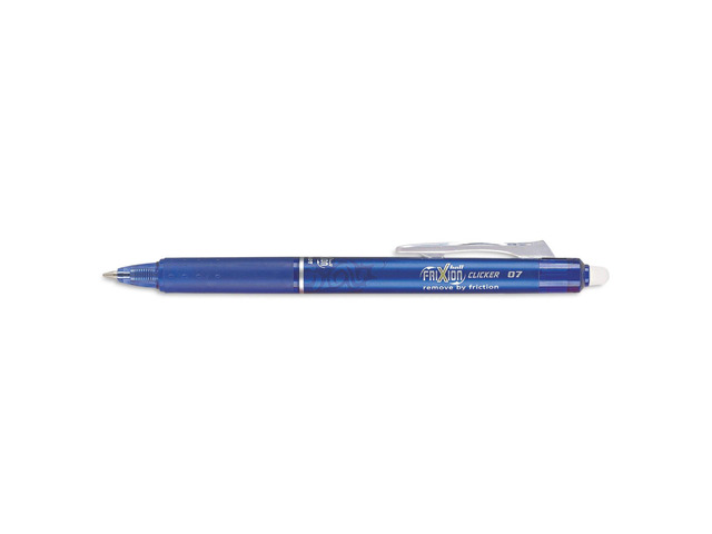 Pen 31451 FriXion Clicker Erasable, Blue Ink, 12-Pack