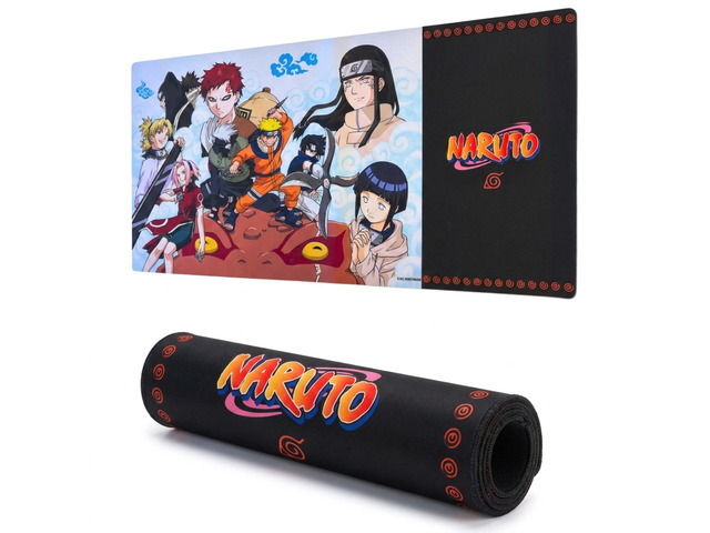 Naruto Large Gaming Mouse Pad 31'x15' XL Computer Desk Mat, Anime Keyboard Oversized 31x15in Naruto anime gaming mouse pad, smooth fabric top,...