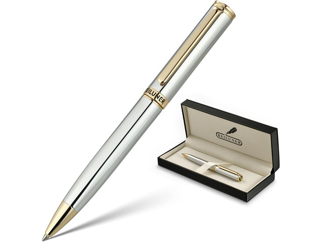 Silver Gold Gel Pen - Luxury Featuring sophisticated chrome finishes, with 24K Gold Accents, Best Pen Gift Set for Men & Women, Business Signature,...