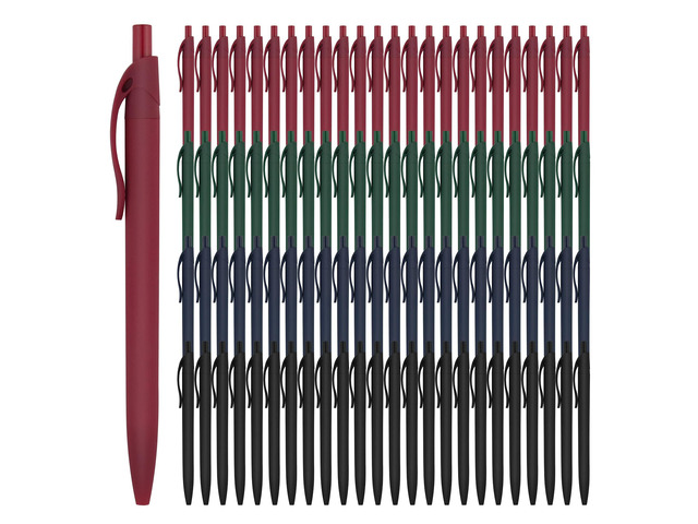 Pens Bulk, 200 Pack No Bleed Black Pens, Retractable Ballpoint Pens, Medium Point, Smooth Ink Pens, 1.0MM Black Ink