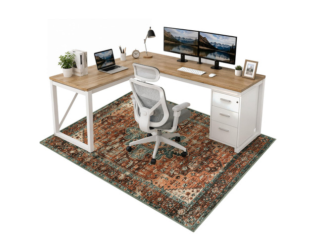 Office Chair Mat for Hardwood Floor/Tile Floor, 48'x60' Desk Chair Mat for Hard Floors, Under Desk Rug Protector for Rolling Computer Gaming...
