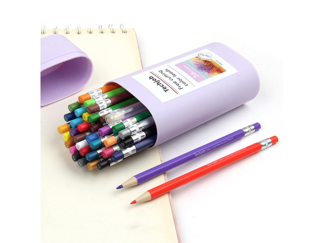 Mechanical Colored Pencils 2.6mm 36PCS, Colored Pencils for Adults Colored Mechanical Pencil for Coloring and Drawing, Aesthetic Colored Pencils...