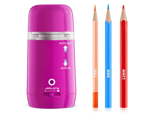 Automatic Electric Pencil Sharpener, Rechargeable 3 Sharpness Levels, 3s Quick Sharpen, Fits 7-12mm Pencils, Portable Design for Home and Classroom...
