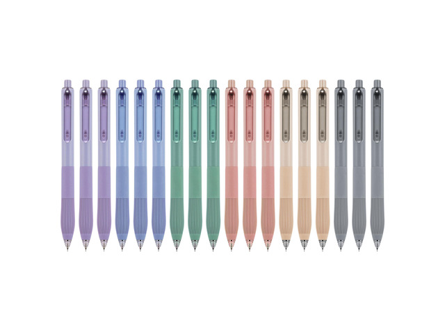 Gel Pens, 0.5mm Black Ink Pens Quick Dry, 18-count Fine Point Smooth Writing Pens with Comfort Grip Retractable Pen for Nurses Teacher, Journaling,...