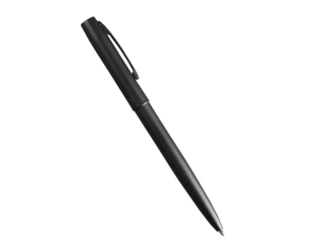 Weatherproof Black Metal Clicker Pen - Black Ink (No. 97) Anytime!