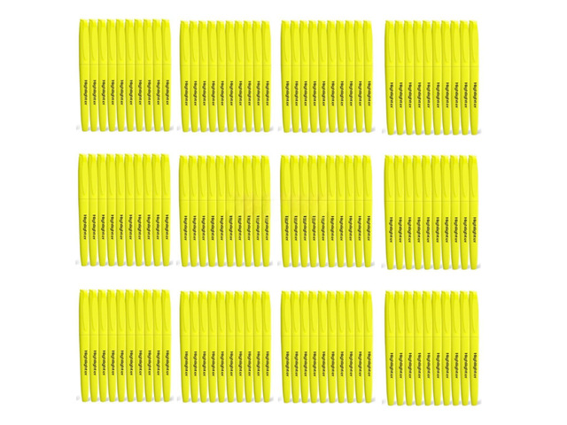 180 Pack Yellow Highlighters Bulk - Chisel Tip No Bleed Dry-Quickly Markers Set for Office Classroom Supplies, Back to School Gifts for Students...