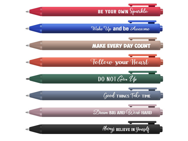 80 Pcs Motivational Pens Christian Ballpoint Pens Inspirational Quotes Writing Tool Small Retractable Tiny Black Ink Religious Gifts for Women Men...