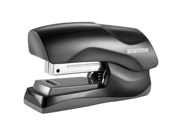 Office Heavy Duty Stapler, 40 Sheet Capacity, No Jam, Half Strip, Fits into the Palm of Your Hand, for Classroom, Office or Desk, Charcoal