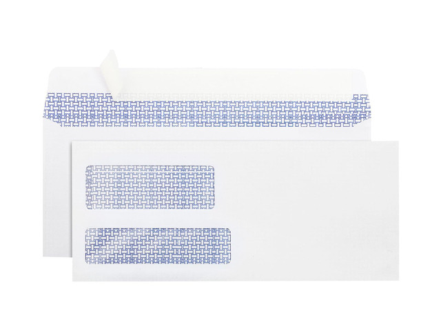 #9 Double Window Security Envelopes, No.9 Double Window Business Envelopes Designed for Quickbooks Invoices and Business Statements - Number 9 Size...