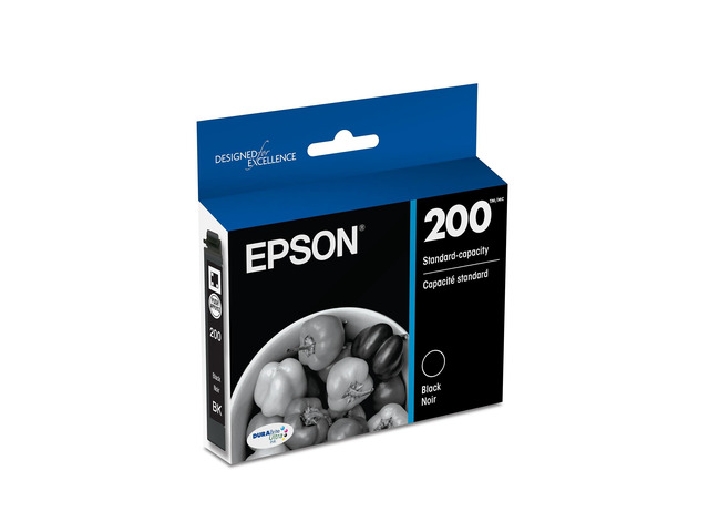 200 DURABrite Ultra Ink Standard Capacity Black Cartridge (T200120-S) Works with WorkForce WF-2520, 2530, 2540, Expression XP-200, 300, 310, 400, 410