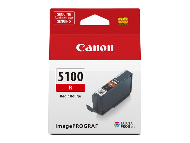 PFI-5100 Genuine Red Ink Tank, Compatible with ImagePROGRAF PRO-310 Printers