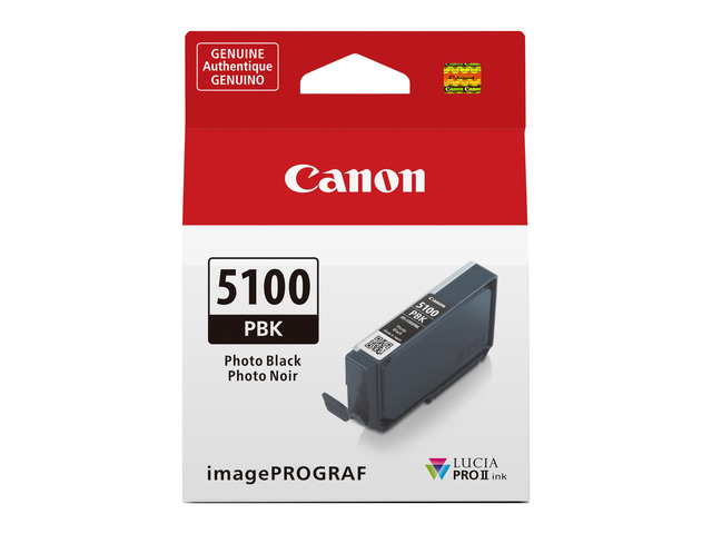 PFI-5100 Genuine Photo Black Ink Tank, Compatible with ImagePROGRAF PRO-310 Printers