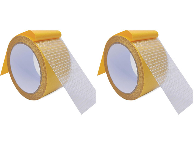 Extra Strong Double Sided Fabric Tape Heavy Duty for Clothes,Double Stick Fabric Tape for Carpet/Clothing 2inch x 33FT(10m) High Stickness Strong 2...