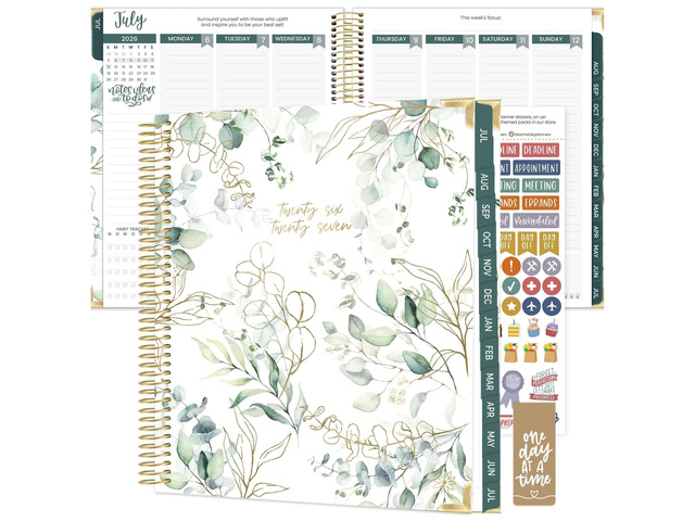 2026-2027 Hardcover Academic Year Goal & Vision Planner (July 2026 - July 2027) - 13 Months Agenda - Monthly & Weekly Calendar Organizer - 7.5' x...
