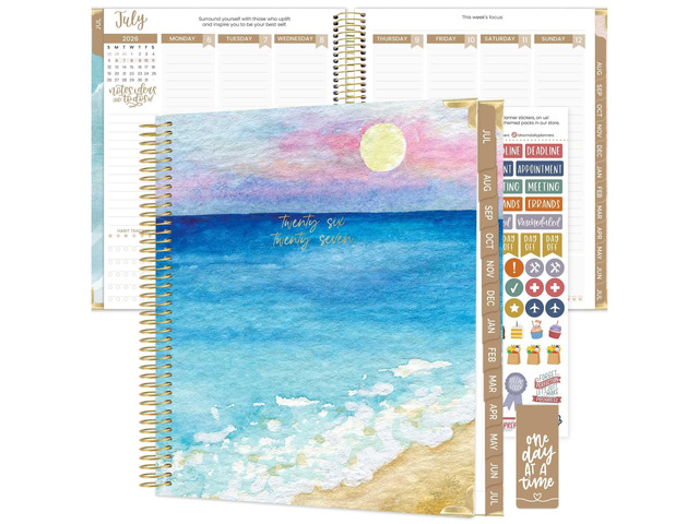 2026-2027 Hardcover Academic Year Goal & Vision Planner (July 2026 - July 2027) - 13 Months - Monthly & Weekly Calendar Agenda Organizer - 7.5' x...
