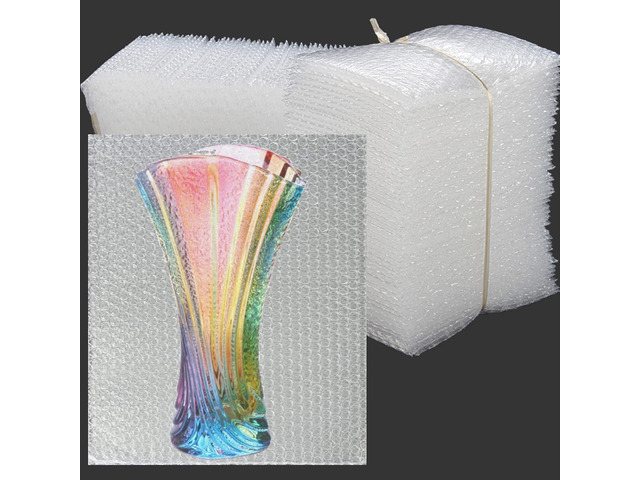 50Pcs Bubble Pouches Wrap, 12'x12' Clear Bubble Out Bags for Packing Double Walled Moving Supplies Bubble Bags for Fragile Dishes China Plates,...