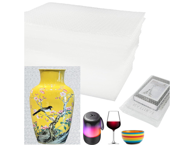 25PCS 16x20' Bubble Pouches, Clear Double-Wall Shockproof Protective Bags Double-Wall Thickening for Superior Cushioning,Shockproof & Lightweight....