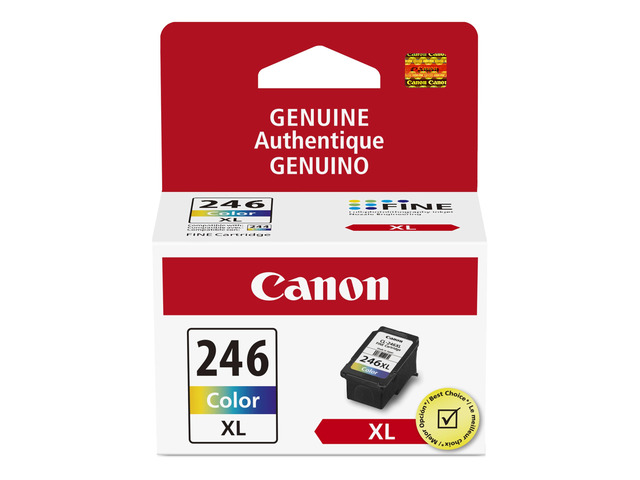 CL-246 XL Genuine Color Ink Cartridge, Compatible with iP2820, MG2420/2924/2920/3020/2522/2525, MX492, TS3120/302/302a/202/202a/4520/3320