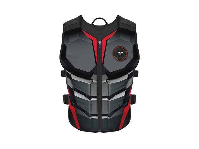 bHaptics TactSuit Air_Haptic Vest for PC and VR Gaming - 16 Feedback Points, Bluetooth, Native Game Support - Onyx