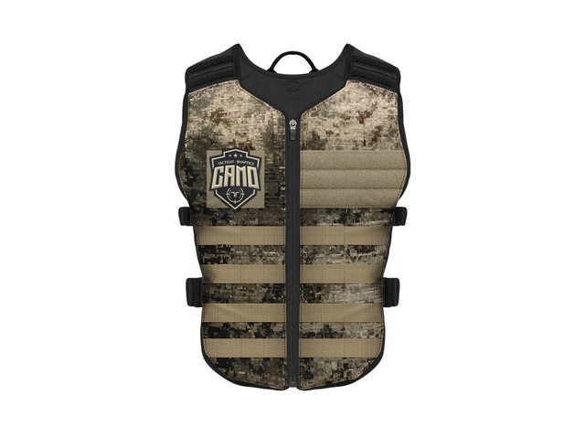 bHaptics TactSuit Air_Haptic Vest for PC and VR Gaming - 16 Feedback Points, Bluetooth, Native Game Support - Camo