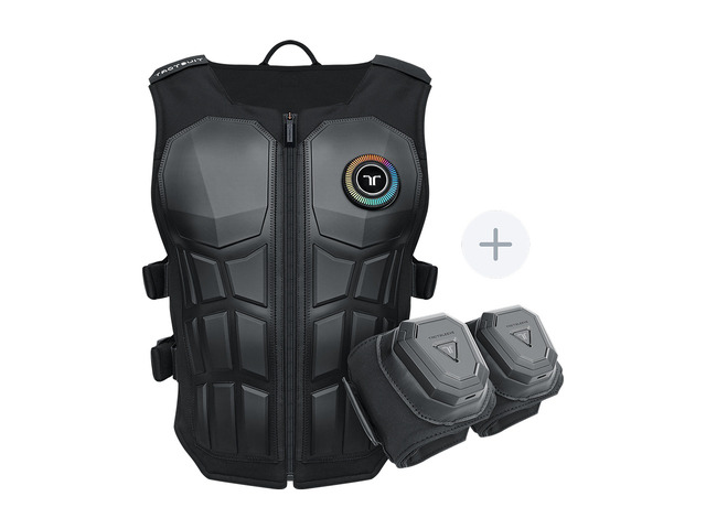 bHaptics FPS Bundle - TactSuit Pro Haptic Vest + TactSleeve Haptic Armbands for PC and VR Gaming, 32 Feedback Points, Bluetooth, Native Game Support