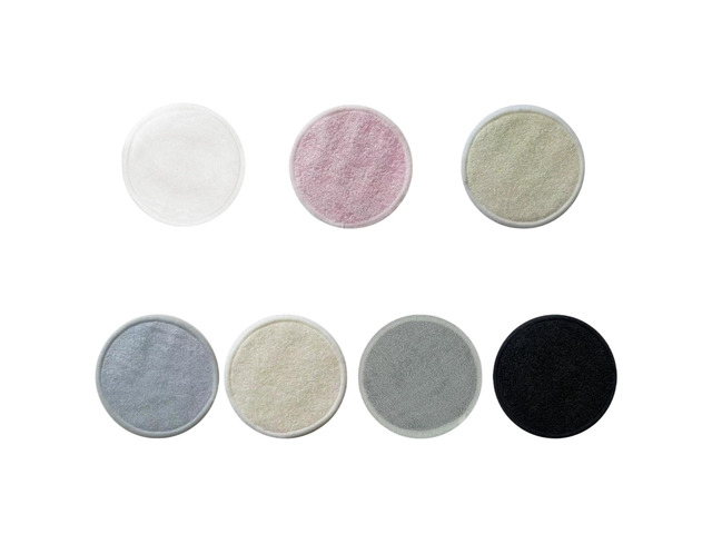 Reusable Makeup Remover Pads - 7 Pcs Soft Cotton Rounds for Face with Friendly Bamboo Fiber, Washable Makeup Remover Cloth for All Skin Types -...