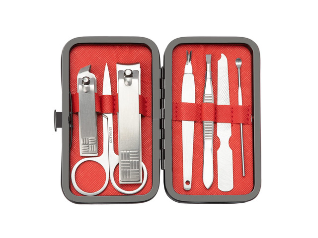 Manicure Set Nail Clippers Pedicure Kit,7 In 1 Pieces Stainless Steel Manicure Kit,Easter Basket Stuffers,Personal Care Manicure Pedicure Set,Nail...