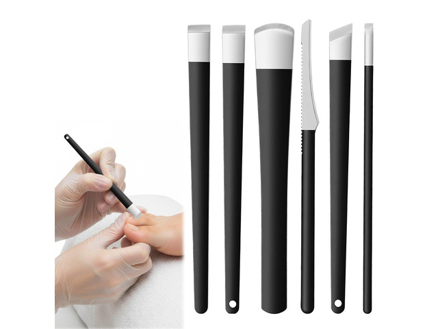 6 PCS Pedicure Knife Set, Ingrown Toenail Removal Kit Stainless Steel Removal Pedicure Scraper with Storage Box Professional Foot Scraper Callus...
